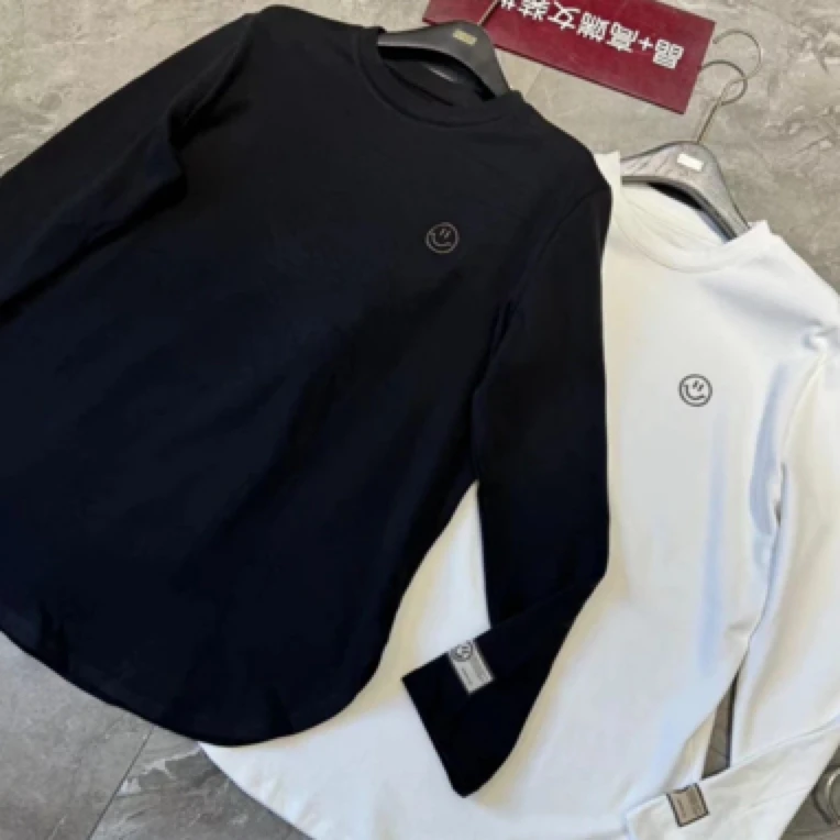 显瘦加绒磨毛舒适百搭T恤上衣