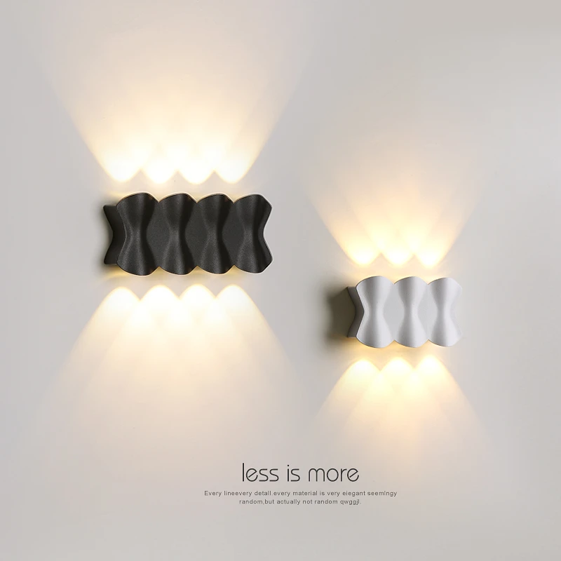 至御北欧艺术设计师客厅装饰长款壁灯创意简约卧室床头灯具XJ001