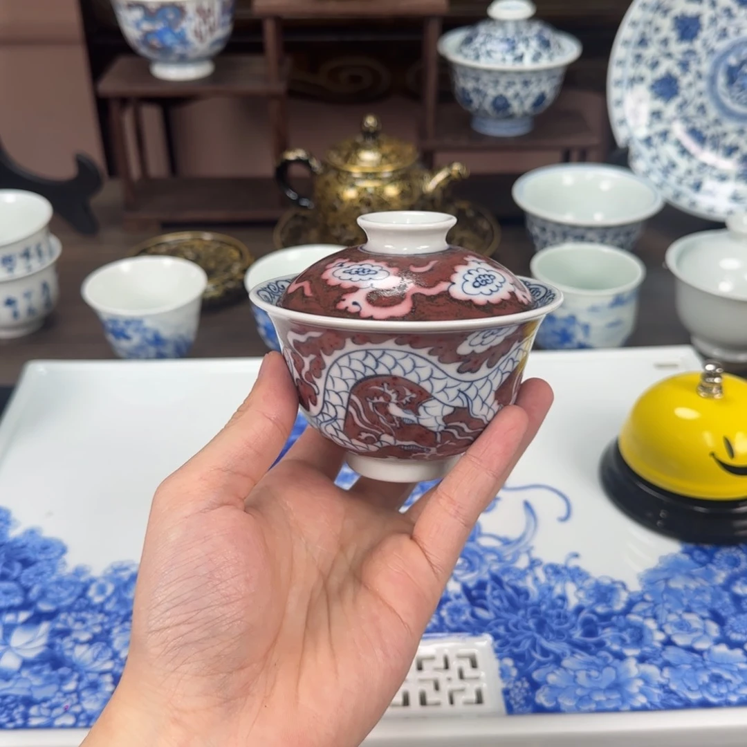 杯暮***浅景德镇手工手绘陶瓷