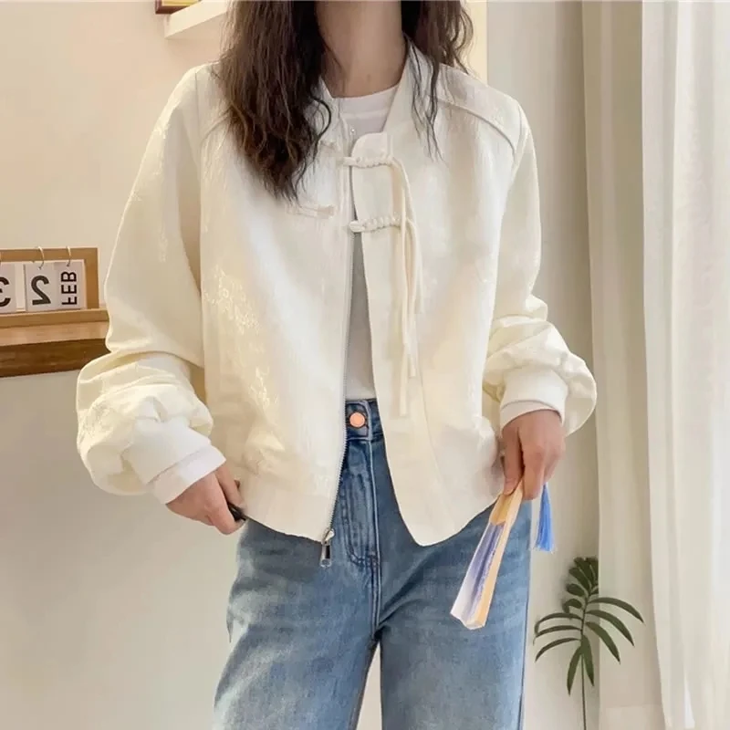 新中式盘扣气质外套女欧洲站春装2025新款欧货女装时尚洋气上衣潮
