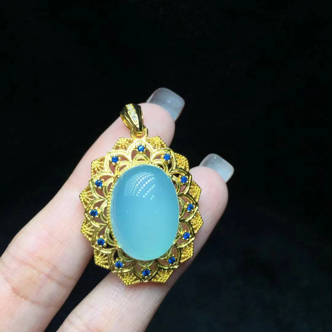 29 TY061 精美蛋面吊坠【尺寸18*13*12】