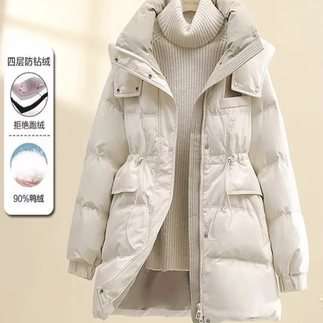 【资阳恒宣】C04375女款运动时尚休闲女士连帽冬季羽绒棉衣