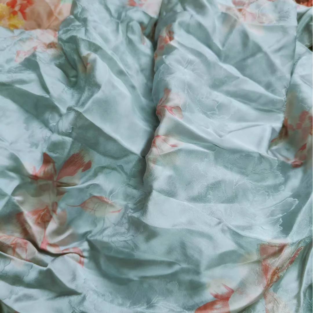 香云纱布头宋锦桑蚕丝布料刀口布高端舒适