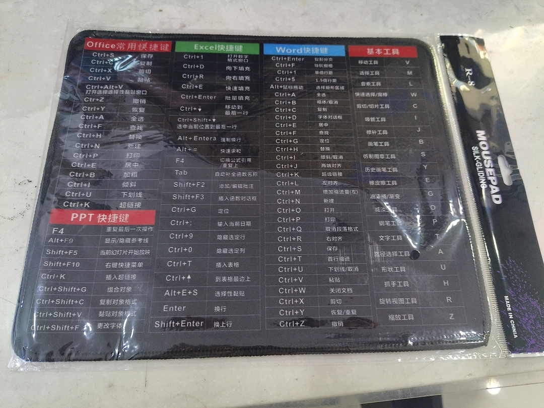 中号舒适办公鼠标垫