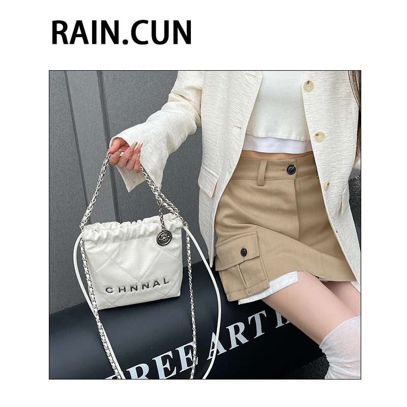 【母亲节礼物】ZT-D8589-白雾色轻奢小众设计感时尚百搭女士包包