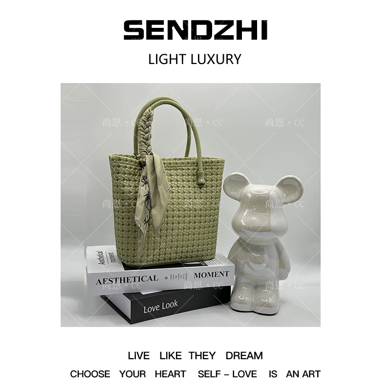 【母亲节礼物】QYX-2387-绿色-轻奢小众设计感时尚百搭ins女士包包