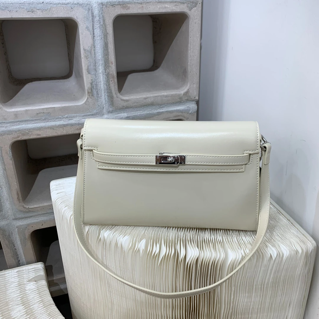 【一秒入夏】BD-9925-米白小众时尚潮流韩版简约单肩百搭斜跨包包
