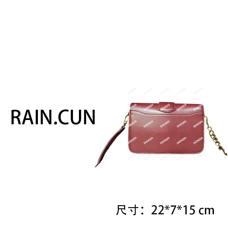 【瑞熙RX甄选】SKL-5309-安可拉红RAIN.CUN轻奢小众时尚女士包