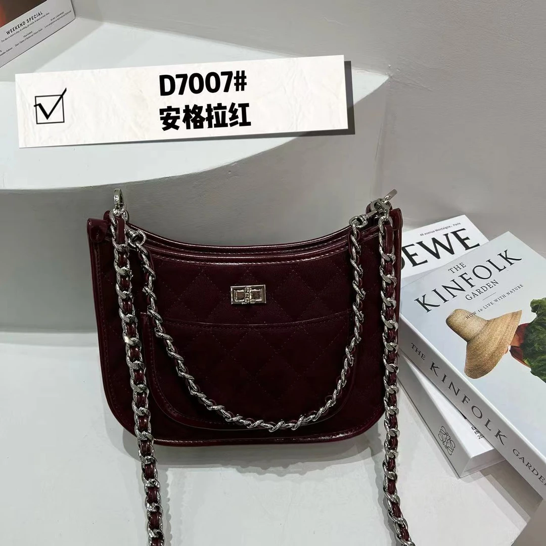 【母亲节礼物】ZT-D7007-安格拉红RAIN.CUN轻奢小众时尚女士包