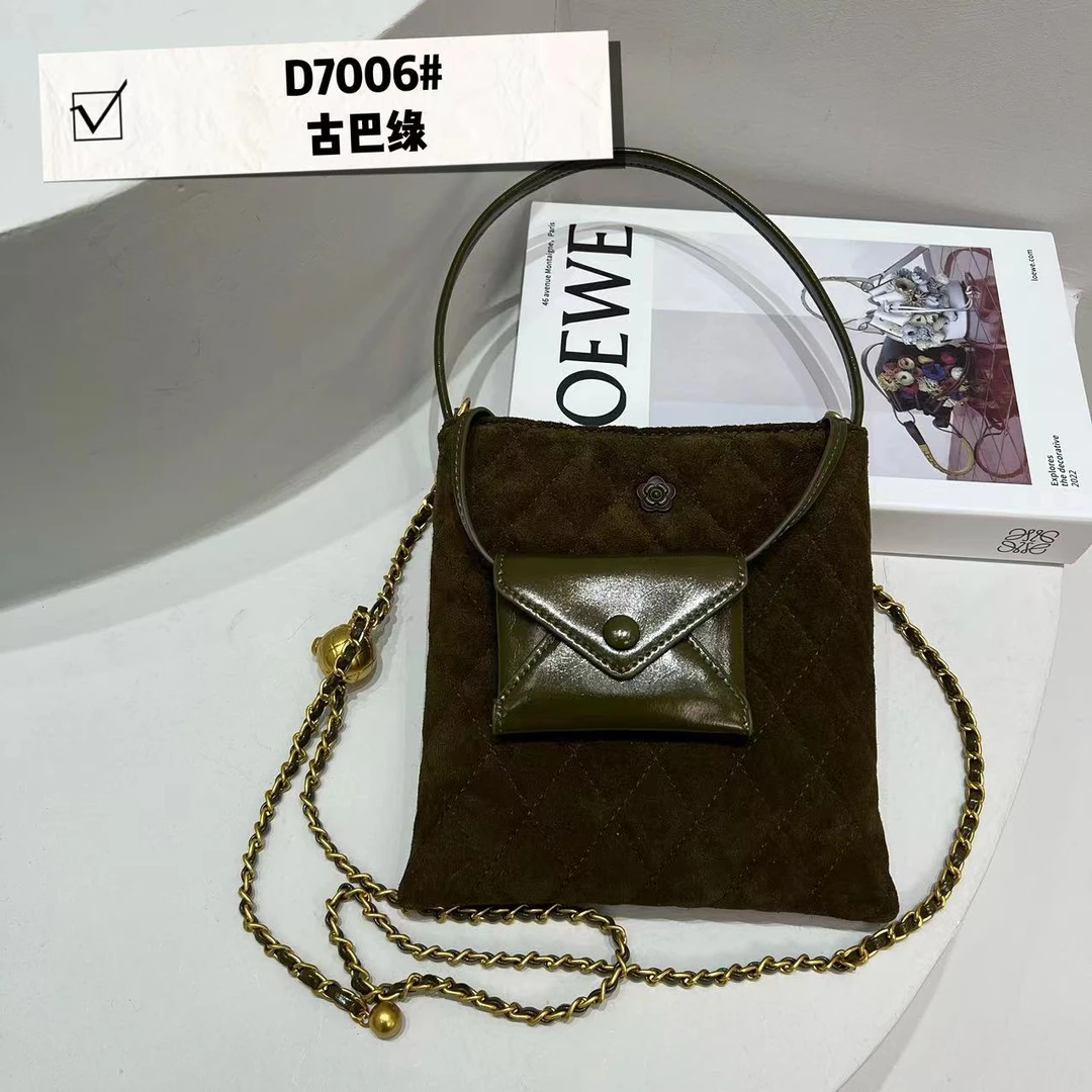 【母亲节礼物】ZT-D7006-古巴绿RAIN.CUN轻奢小众时尚女士包