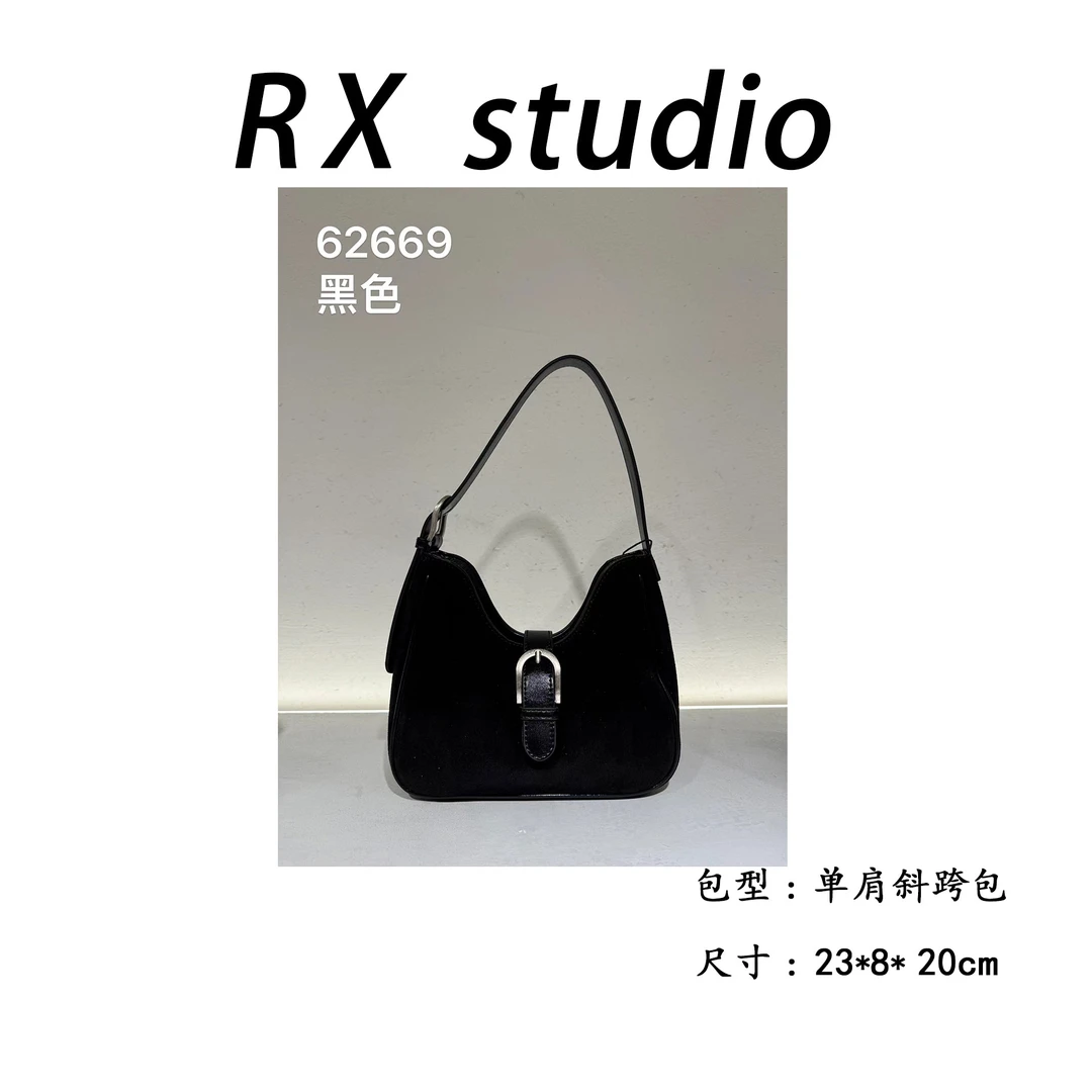 【母亲节礼物】SK-62669-黑色RAIN.CUN轻奢小众时尚女士包