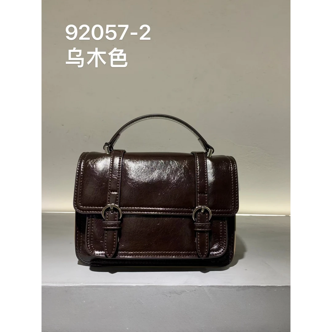 【母亲节礼物】SK-92057-2-乌木色RAIN.CUN轻奢小众时尚女士包