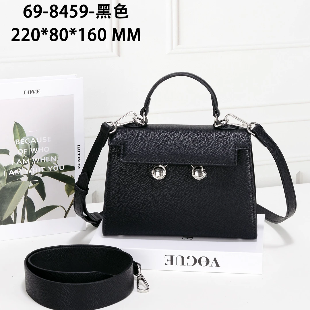 【母亲节礼物】GQ-8459-黑色RAIN.CUN轻奢小众时尚女士包