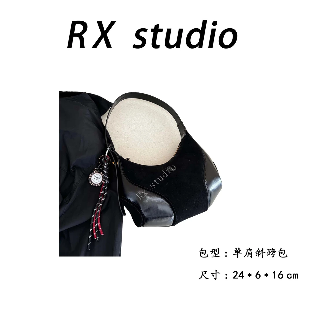 【母亲节礼物】SD-3993-香妃黑休闲百搭小众简约单肩气质女包