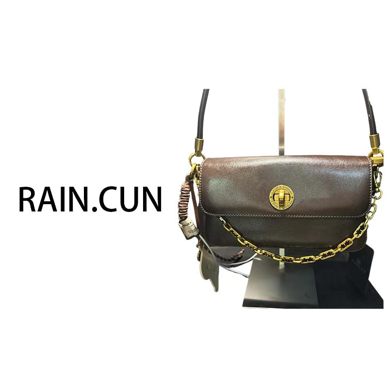 【母亲节礼物】SD-5020-深咖RAIN.CUN轻奢小众时尚女士包