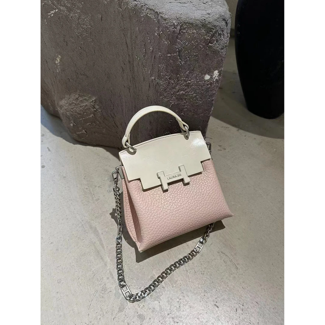 【母亲节礼物】SD-3371-芝芝白桃轻奢马鞍潮流单肩腋下斜挎女包