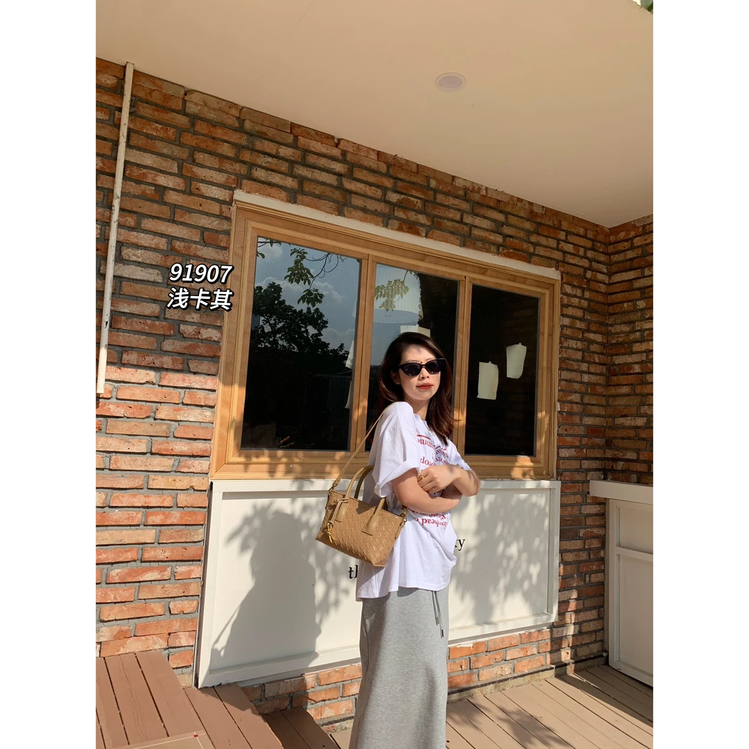 【母亲节礼物】SK-91907-浅卡其RAIN.CUN轻奢小众时尚女士包