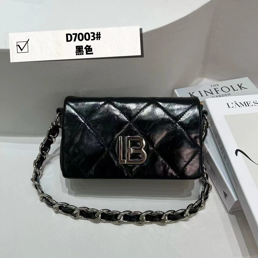 【母亲节礼物】ZT-D7003-黑色RAIN.CUN轻奢小众时尚女士包