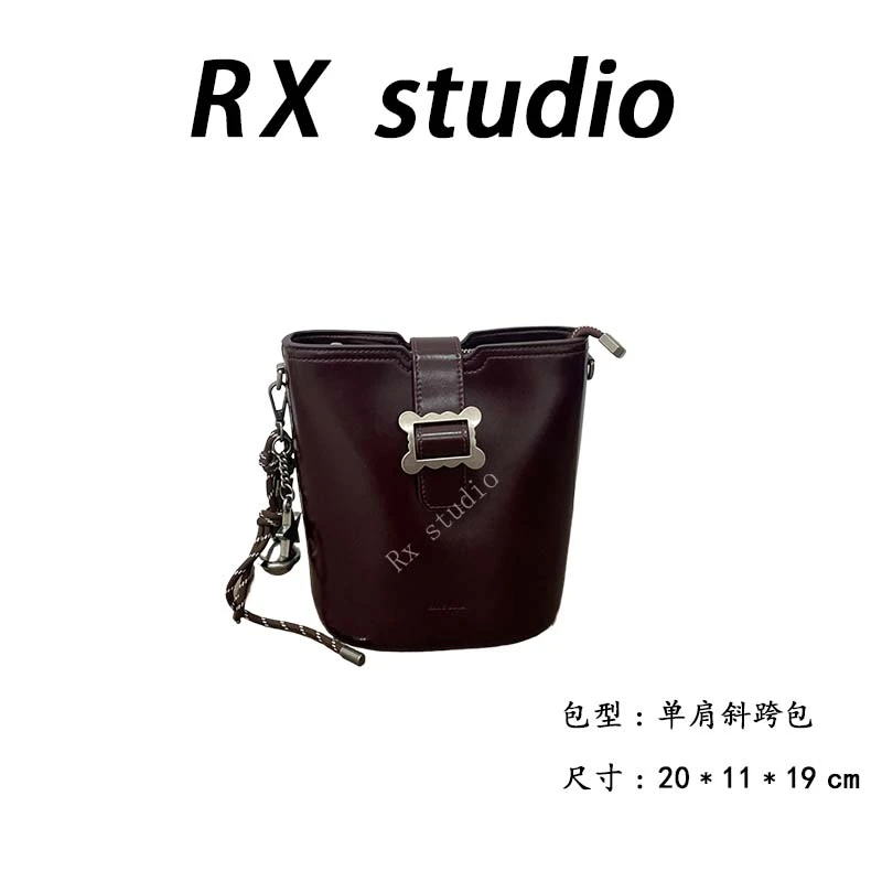 【母亲节礼物】SK-82638-暗夜梅子RAIN.CUN轻奢小众时尚女士包