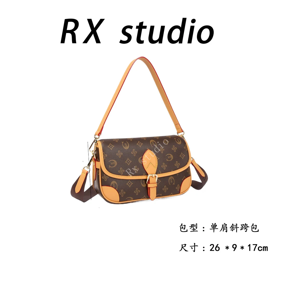 【母亲节礼物】BF-68146-咖啡色RAIN.CUN轻奢小众时尚女士包