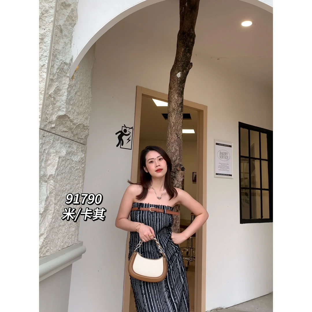 【母亲节礼物】SK-91790-米/卡其-RAIN.CUN轻奢小众时尚女士包