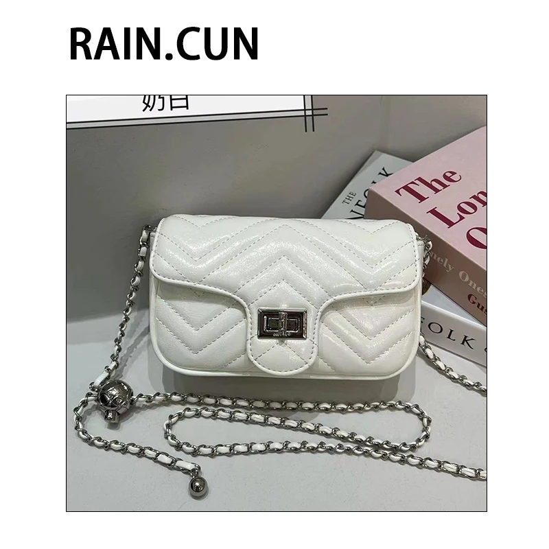 【母亲节礼物】ZT-D1699-奶白轻奢小众设计感时尚百搭女士包包