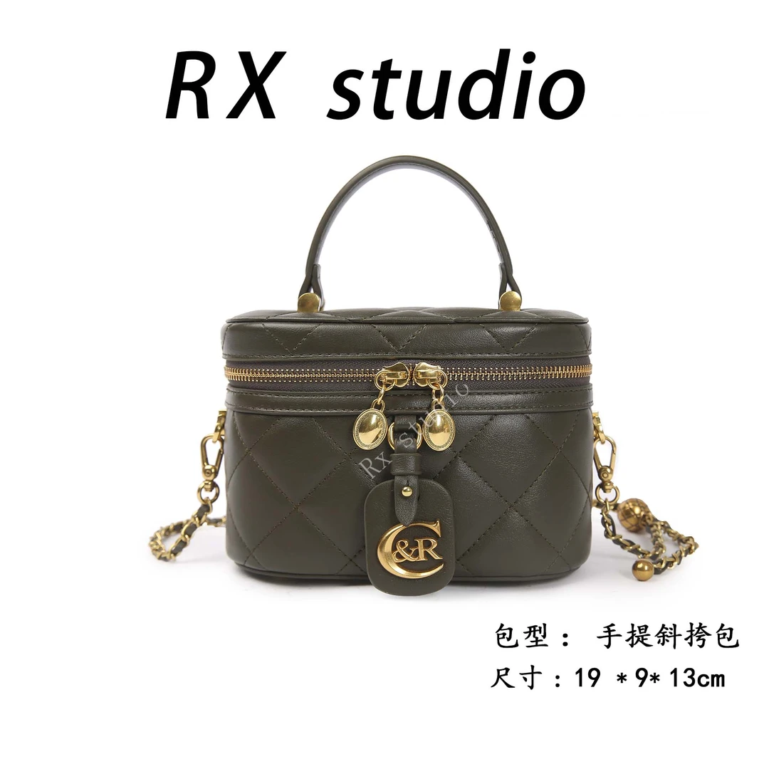 【母亲节礼物】SKL-5382-青苔绿RAIN.CUN轻奢小众时尚女士包