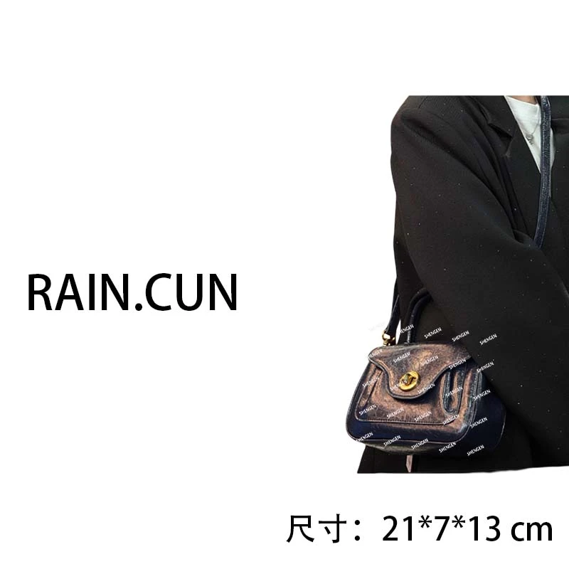 【母亲节礼物】QYX-9655-蓝采和RAIN.CUN轻奢小众时尚女士包