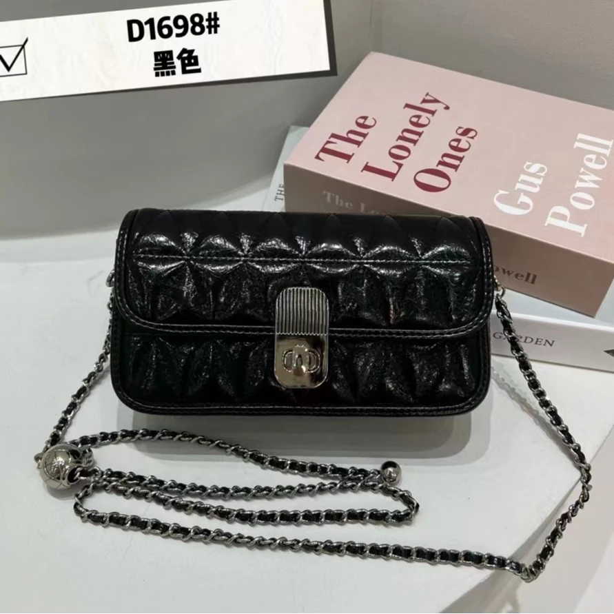 【母亲节礼物】ZT-D1698-黑色轻奢小众设计感时尚百搭ins女士包