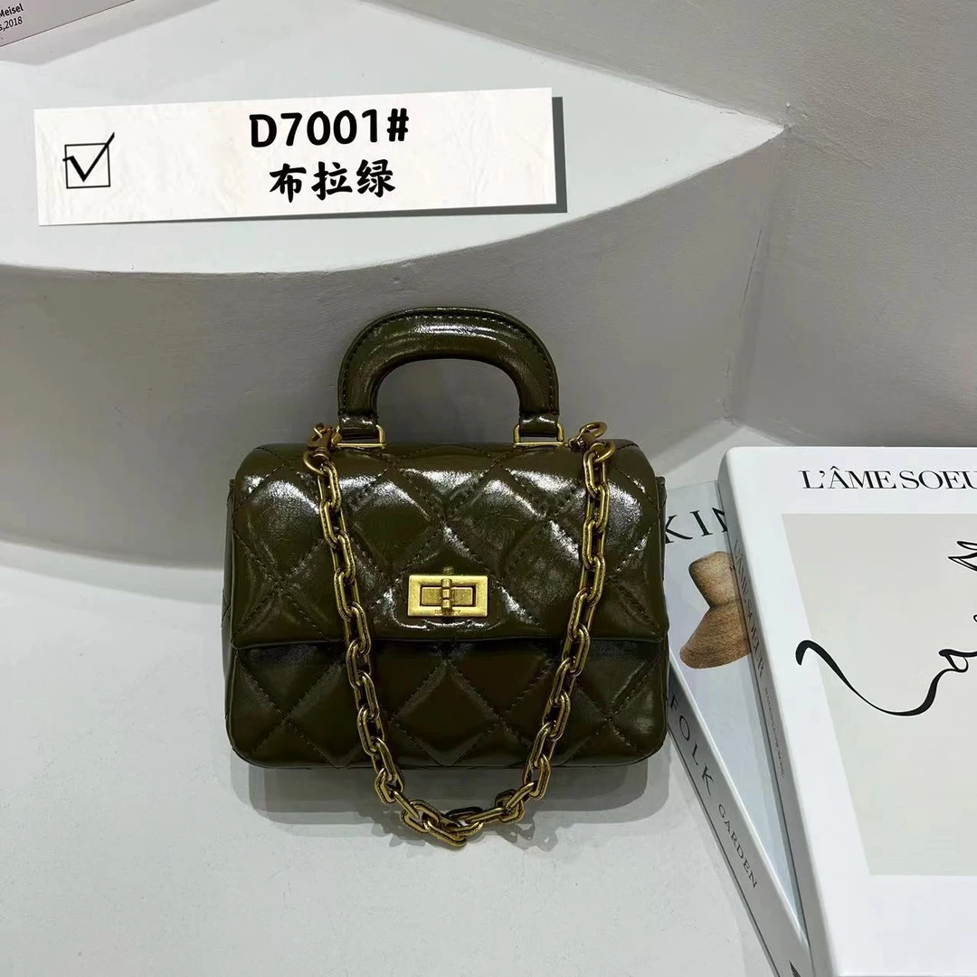 【母亲节礼物】ZT-D7001-布拉绿RAIN.CUN轻奢小众时尚女士包