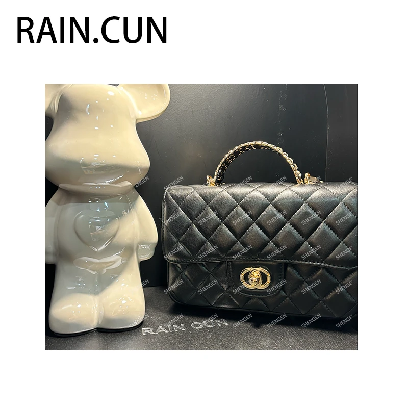 【一秒入夏】LZ-2316-黑色-RAIN.CUN轻奢小众时尚女士包