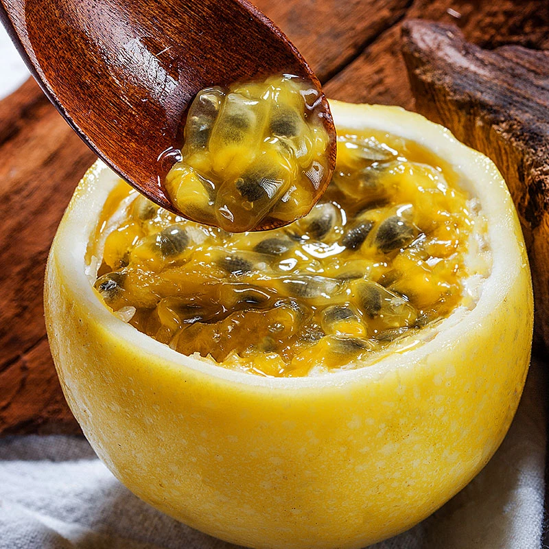 正宗黄金百香果钦蜜9号新鲜水果现摘黄皮百香果