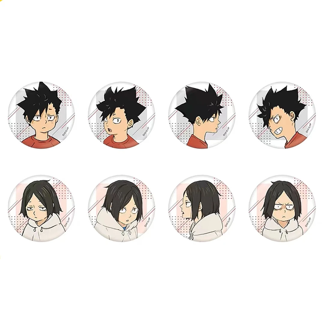 【咩咕拆卡】排球少年幼年吧唧 徽章