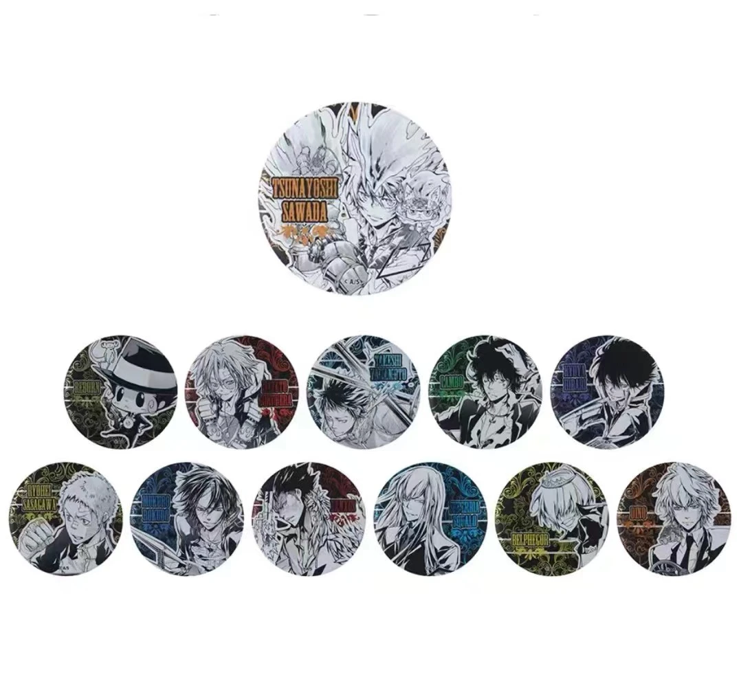 【咩咕拆卡】家庭教师日版js限定浮雕吧唧徽章 盲盒 代拆