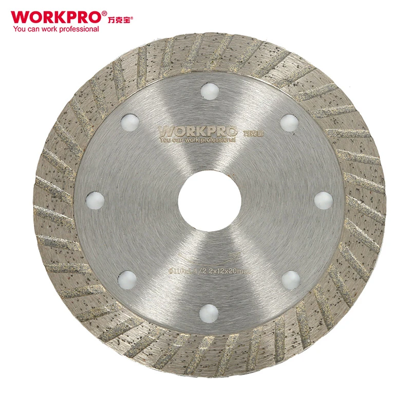 【ZX_】万克宝WORKPRO切割片云石片锯片半热波纹片热压超薄细波片