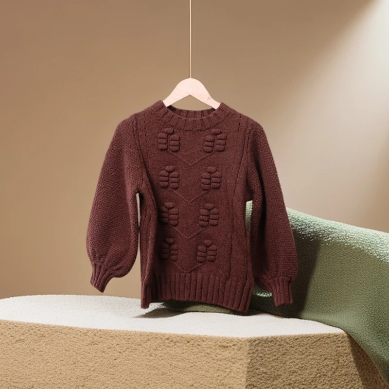 A6-1012宝儿童秋冬百搭毛衣(M2030552)