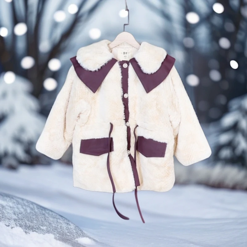 A1-621静冬季儿童毛毛棉服外套（JD7025）