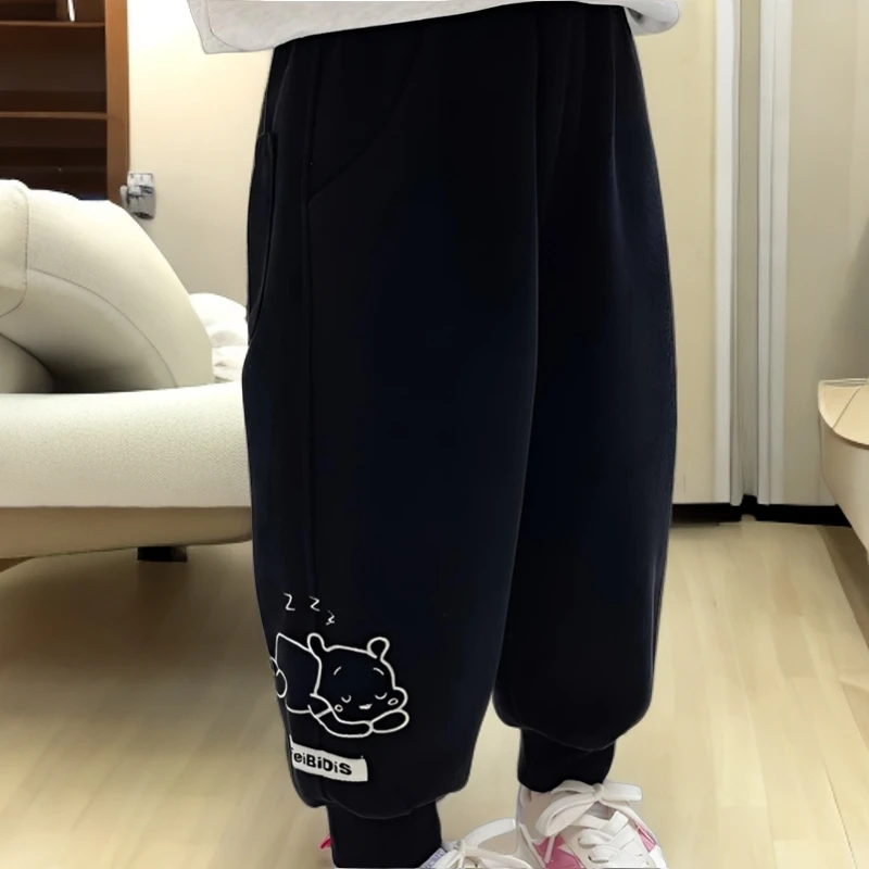 B6-431佰儿童秋冬加绒休闲裤(JS-G385)