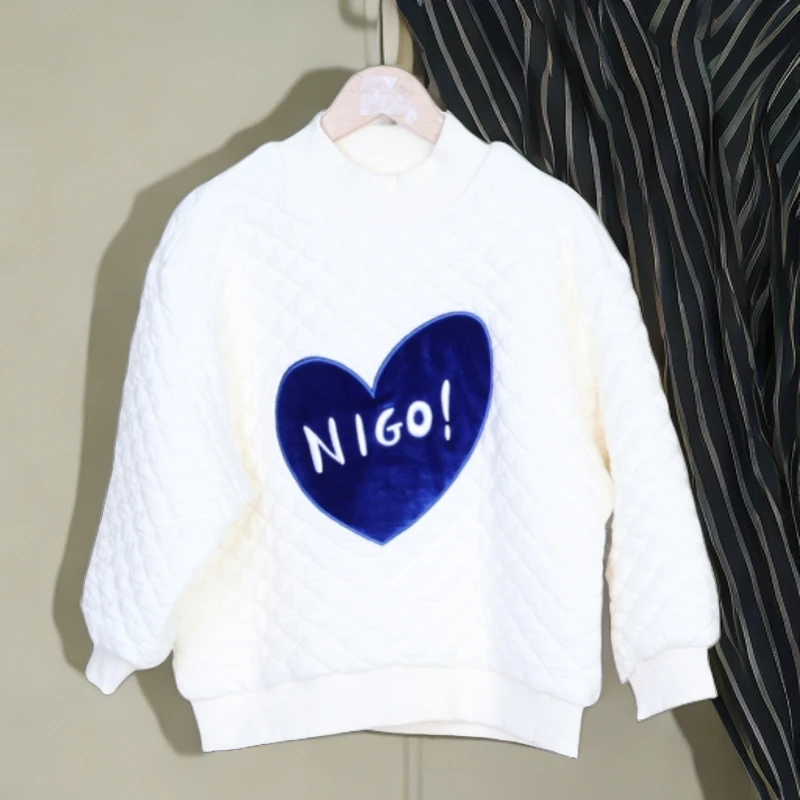 A4-332静儿童秋冬加绒泡泡袖卫衣(JD2004)