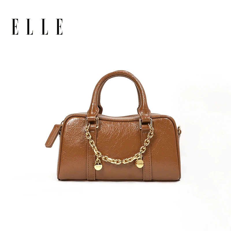 ELLE24新款【岩上花开】包斜挎百搭单肩斜跨手提包60368