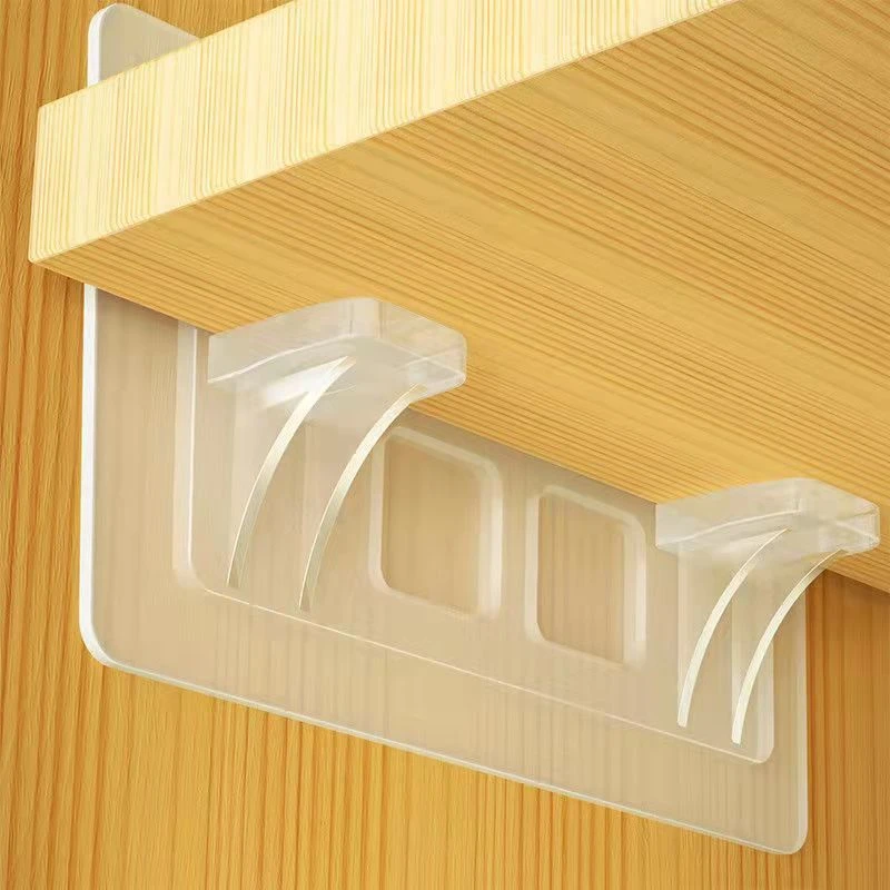 衣柜隔板固定托无痕粘贴柜子隔板托层托免打孔柜子隔板分层拖加长