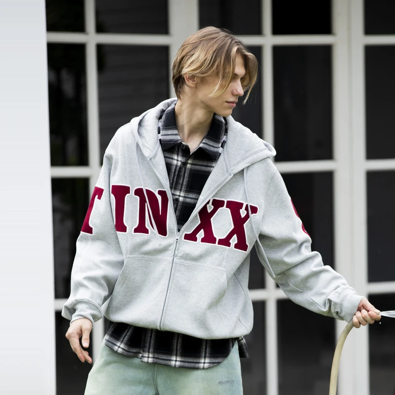 【圈圈大爷专属】【inxx】NIRVA 潮牌时尚开衫卫衣情侣ISC3101422