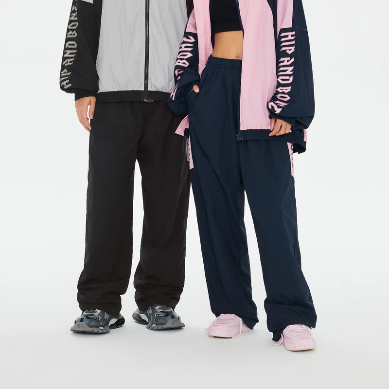【圈圈大爷专属】【INXX】HIP AND BONE学院风直筒休闲裤HID3231383