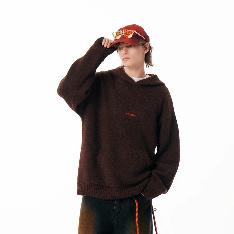 【圈圈大爷专属】【INXX】STANDBY 休闲基础连帽套头针织衫XME4061374