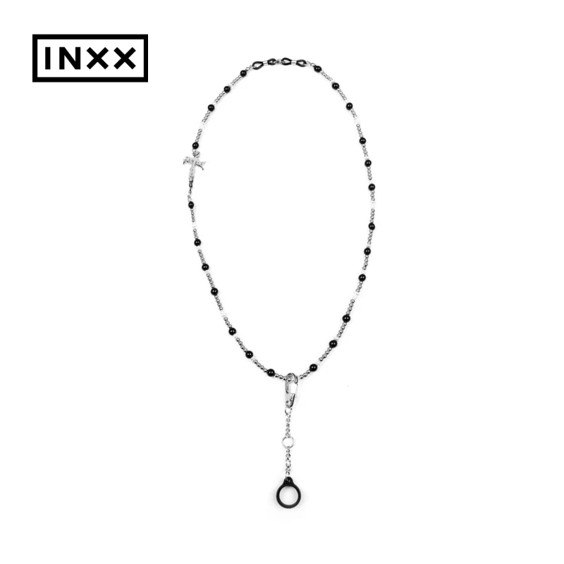 不锈钢亚克力项链 INXX 时尚百搭小众拼接气质轻奢项链XMB0655799