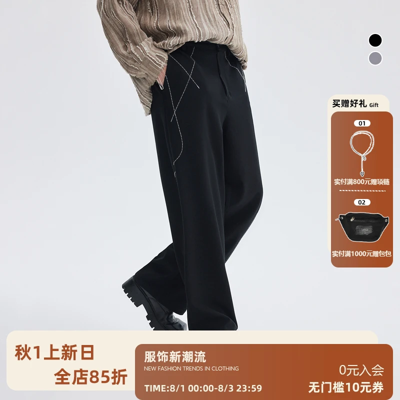 【INXX】APYD潮牌新品宽松直筒版型休闲裤男女同款长裤APE3230834-D