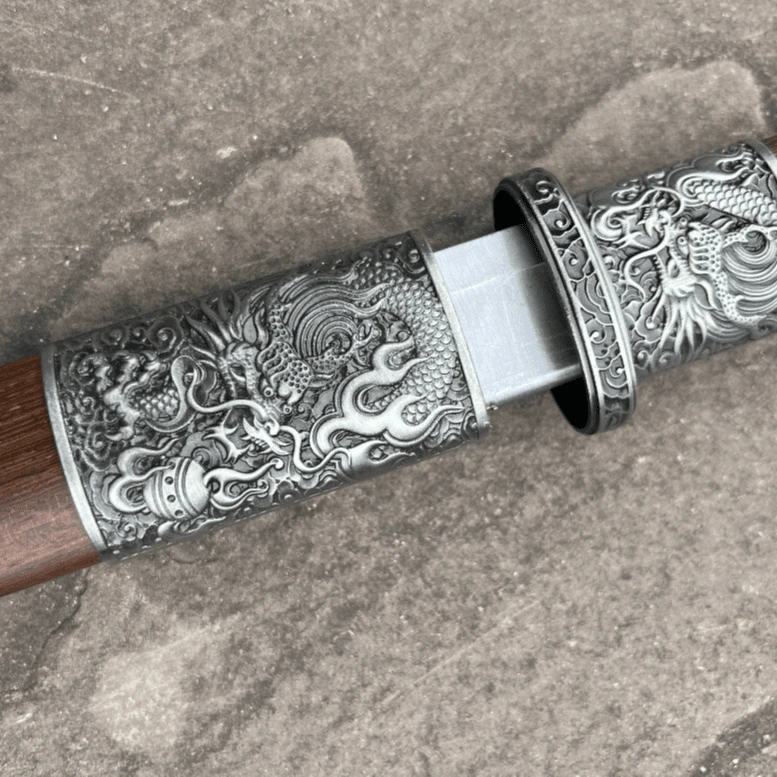 君龙唐横刀-龙泉圣武堂-镜面-未开刃