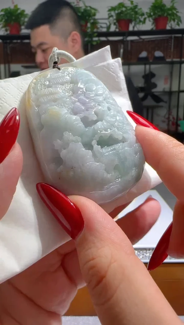 【闪购商品】翡翠颈饰未镶嵌天然翡翠A货吊坠