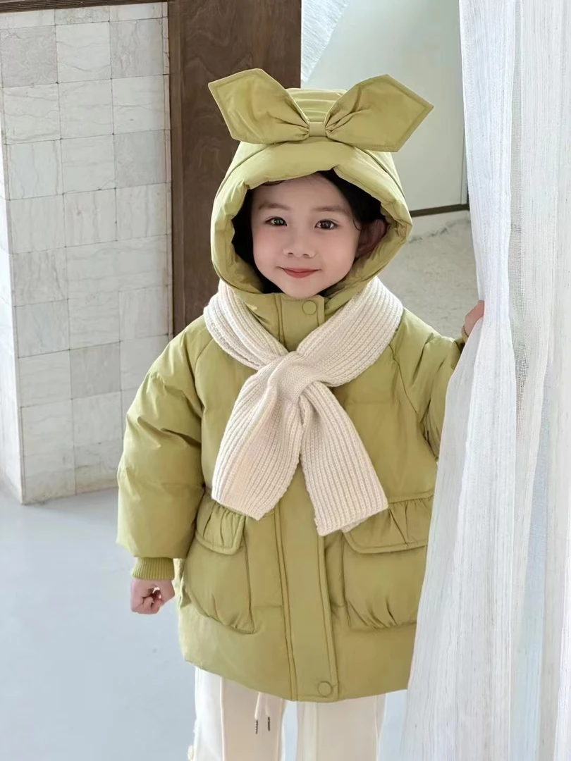 啾咪家新疆包邮 2024男女宝新款加厚一件过冬羽绒服潮流时尚可爱