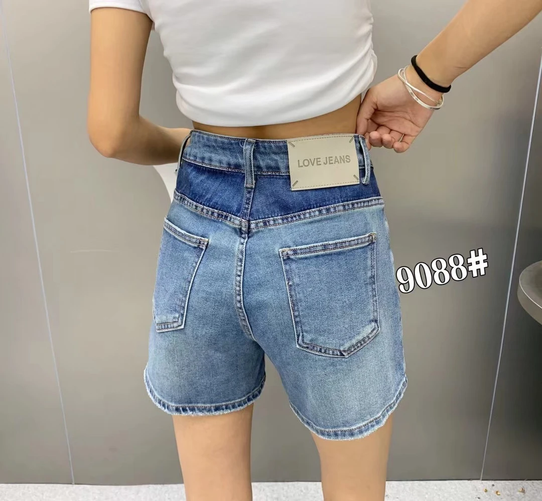 新款夏季百搭牛仔短裤